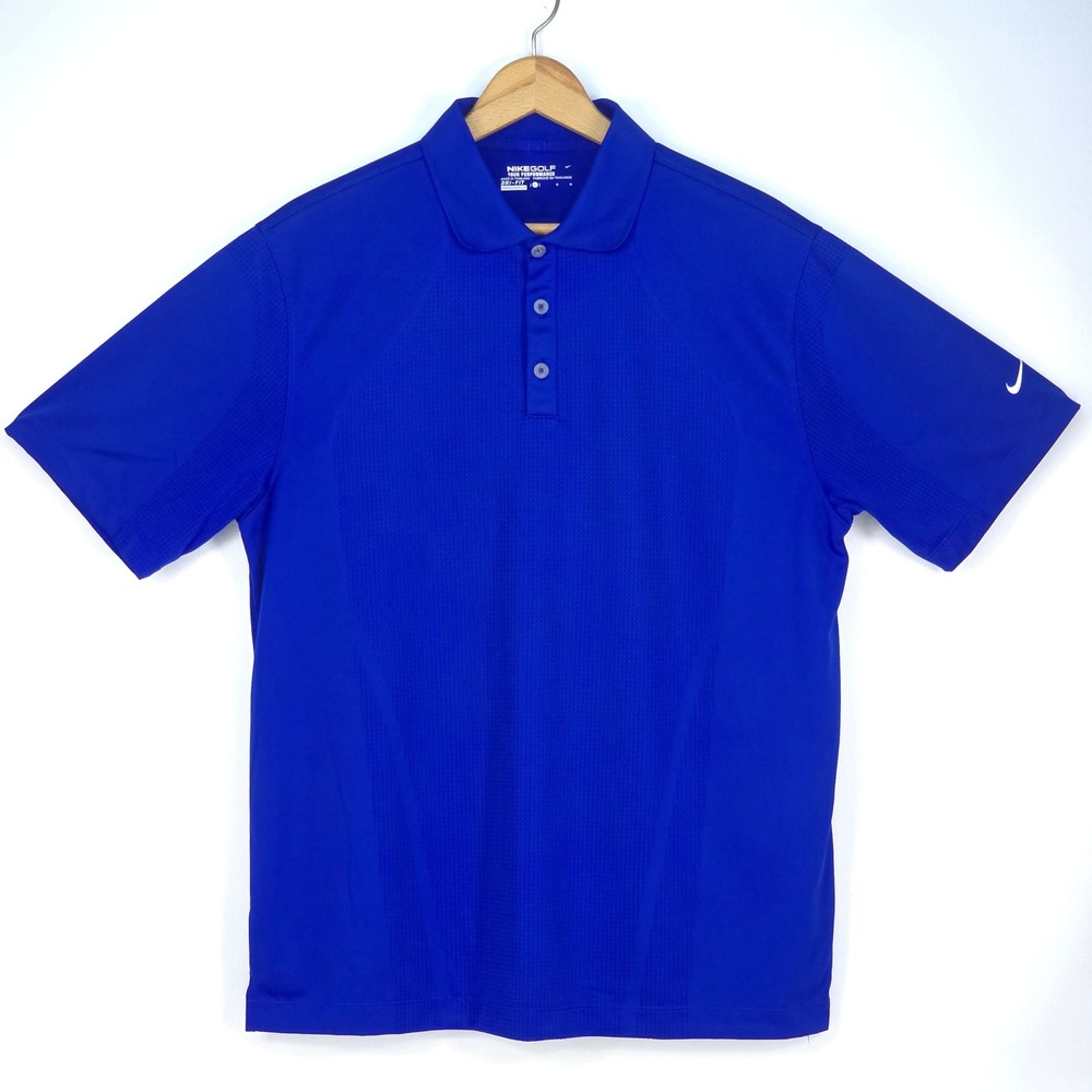 Nike Golf Dri-Fit Tour Performance Polo Men Large Short Sleeve Preppy Athleisure